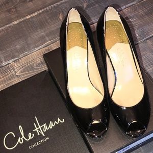 Cole Haan Peep Toe Shoes 8.5